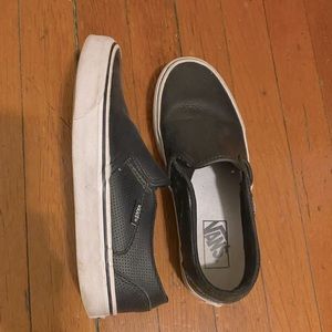 Vans slip ons! Great quality. Worn maybe four times. Size 7